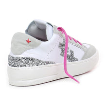 Carica l'immagine nel visualizzatore di Gallery, Sneakers Gio+ Vitto05 bianco e argento