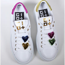 Carica l'immagine nel visualizzatore di Gallery, Sneakers Gio+ PIA328A Combi White Cuori