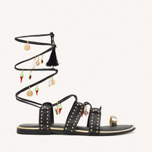 Carica l'immagine nel visualizzatore di Gallery, Gioseppo sandali Ione con perline e borchie