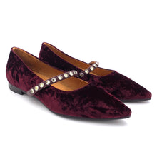 Carica l'immagine nel visualizzatore di Gallery, La Vitrina ballerine a punta con strass