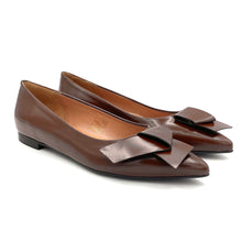 Carica l'immagine nel visualizzatore di Gallery, Bianca D. ballerine a punta con fiocco