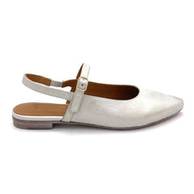 Carica l'immagine nel visualizzatore di Gallery, Rebecca White ballerine a punta aperte sul tallone