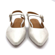 Carica l'immagine nel visualizzatore di Gallery, Rebecca White ballerine a punta aperte sul tallone