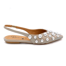 Carica l'immagine nel visualizzatore di Gallery, Ranyè ballerine slingback con borchie