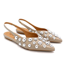 Carica l'immagine nel visualizzatore di Gallery, Ranyè ballerine slingback con borchie