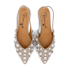 Carica l'immagine nel visualizzatore di Gallery, Ranyè ballerine slingback con borchie