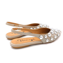 Carica l'immagine nel visualizzatore di Gallery, Ranyè ballerine slingback con borchie