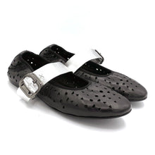 Carica l'immagine nel visualizzatore di Gallery, Rebecca White ballerine forate con fascia argento