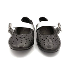 Carica l'immagine nel visualizzatore di Gallery, Rebecca White ballerine forate con fascia argento