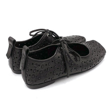 Carica l'immagine nel visualizzatore di Gallery, Rebecca White scarpe basse stringate a punta quadrata