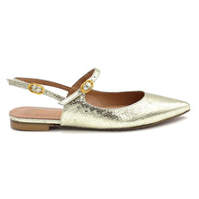 Carica l'immagine nel visualizzatore di Gallery, Bianca D. sandali bassi a punta