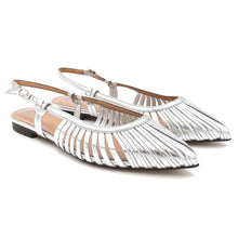 Carica l'immagine nel visualizzatore di Gallery, Bianca D. sandali bassi a punta
