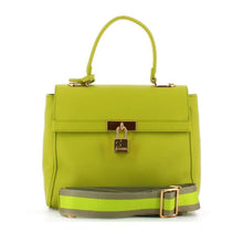 Load image into Gallery viewer, Fracomina bag in eco-leather with colored shoulder strap