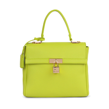 Load image into Gallery viewer, Fracomina bag in eco-leather with colored shoulder strap