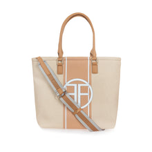 Carica l'immagine nel visualizzatore di Gallery, Fracomina borsa shopping in tela ed eco-pelle