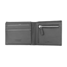 Carica l'immagine nel visualizzatore di Gallery, JOHN RICHMOND portafogli uomo RFID in pelle nero con portamonete zip