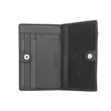 Carica l'immagine nel visualizzatore di Gallery, JOHN RICHMOND portatessere uomo RFID in pelle nero con zip