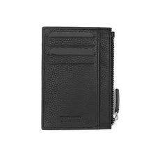 Carica l'immagine nel visualizzatore di Gallery, JOHN RICHMOND portatessere uomo RFID in pelle nero con zip