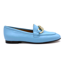 Carica l'immagine nel visualizzatore di Gallery, Mocassini Gio+ in pelle con accessorio catena