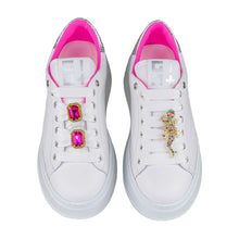Carica l&#39;immagine nel visualizzatore di Gallery, Sneakers Gio+ PIA180A Bianco Fuxia Geco
