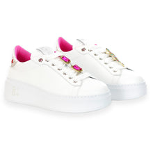 Carica l&#39;immagine nel visualizzatore di Gallery, Sneakers Gio+ PIA180A Bianco Fuxia Geco

