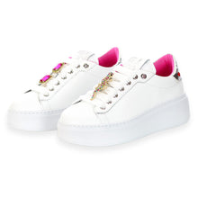 Carica l&#39;immagine nel visualizzatore di Gallery, Sneakers Gio+ PIA180A Bianco Fuxia Geco
