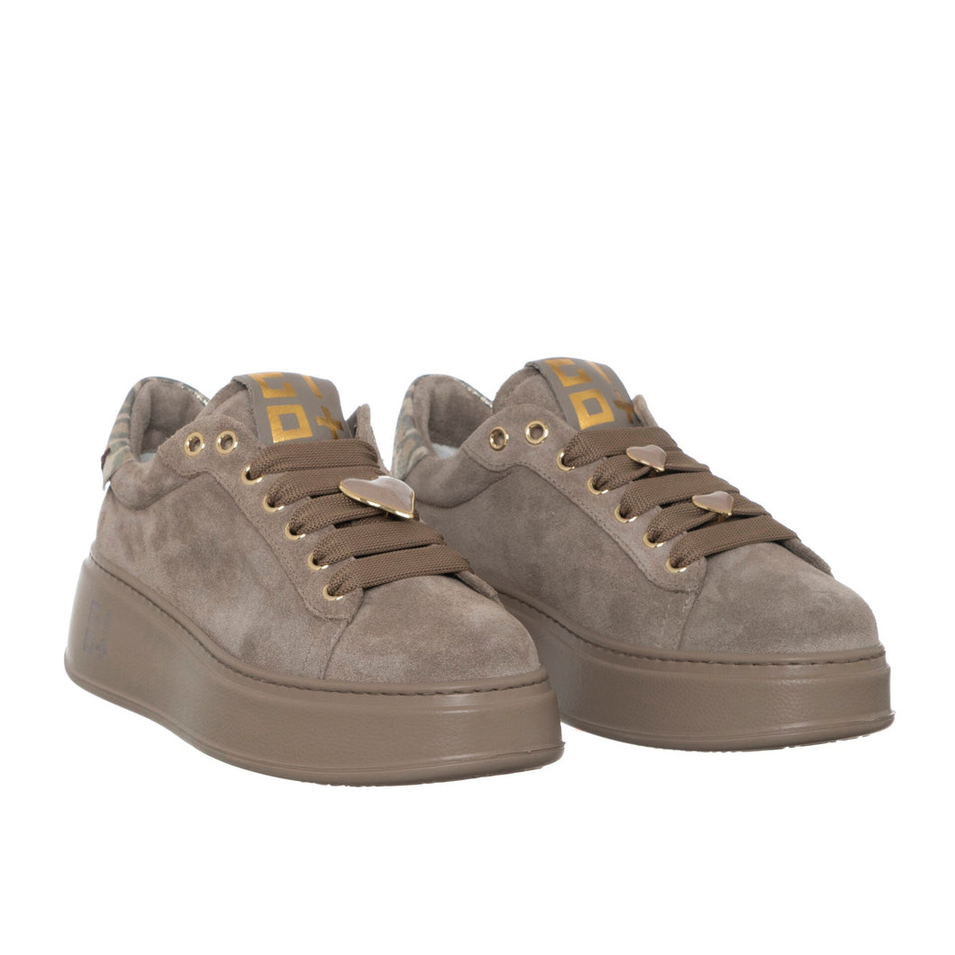 Sneakers Gio+ PIA430A Combi Tortora