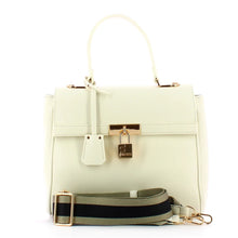 Load image into Gallery viewer, Fracomina bag in eco-leather with colored shoulder strap 
